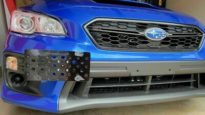 WRX License Plate Relocation Tow Hook License Plate Mount For Subaru WRX & STi 2015-2021 – No Drill Bracket | Front Bumper Relocation Kit License Plate Relocation Bracket - Foto 4