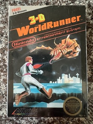 NES H-seam 3-D WorldRunner Sealed Game