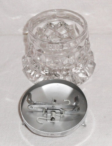 Fostoria Sugar Cube Container ~ American ~ w/Tongs/Lid ~ Clear Jar/Bowl - Picture 3 of 9