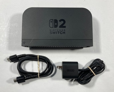 OEM Nintendo Switch 2 Charging Dock Set with Power and HDMI Cables - Good Cond.
