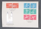 MayfairStamps Switzerland FDC 1968 Block of 6 Reverse Printing Stamps First Day