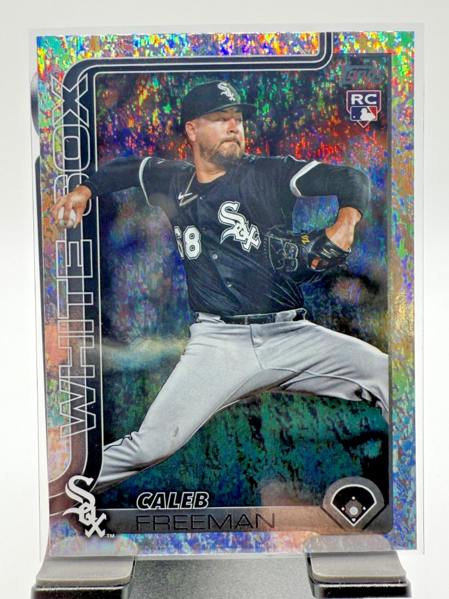 2025 Topps Update Series Caleb Freeman #US253 Holo Foil Chicago White Sox RC