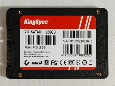 KingSpec P3-256 256 GB SATA III 2.5 in Solid State Drive