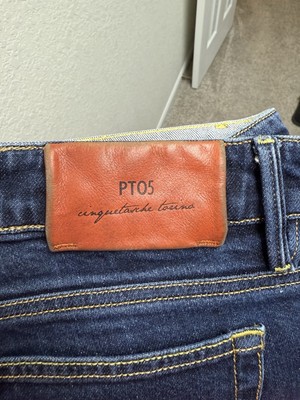 Men s PTO5 Torino Soul Slim Fit Dark Wash Jeans Size 38