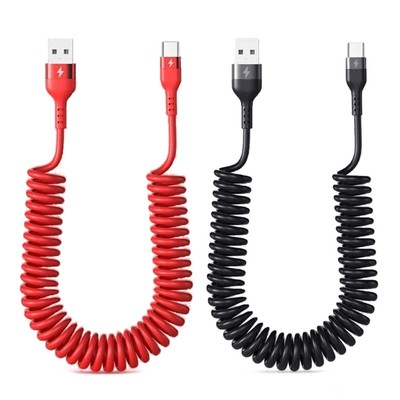 Durable USB Type C Cable 5A Fast Charging Cord Sturdy TPU Cable Replacement