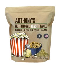 Anthony's Premium Nutritional Yeast Flakes, 1 lb, 16 Ounce Pack of 1