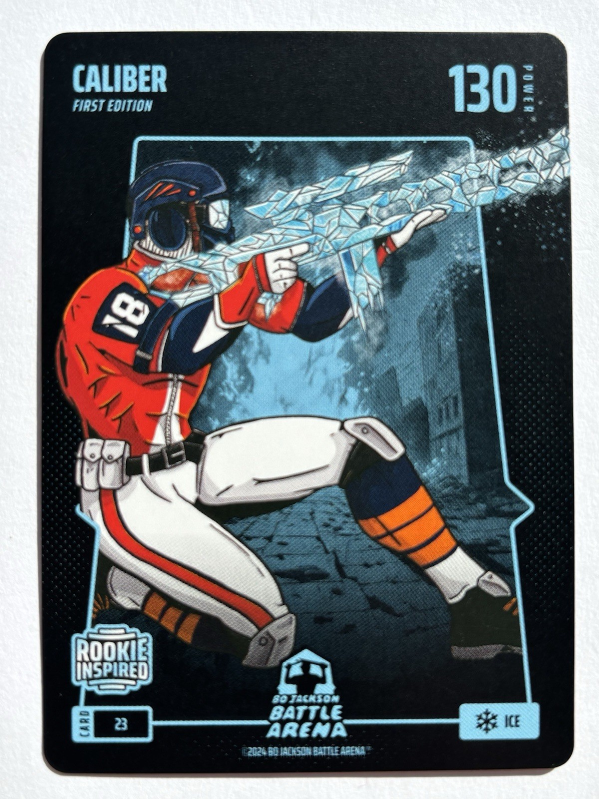 2024 Bo Jackson Battle Arena Caliber Ice First Edition Rookie Caleb Williams