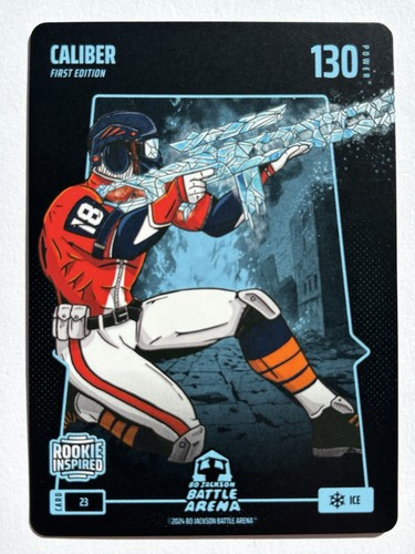 2024 Bo Jackson Battle Arena Caliber Ice First Edition Rookie Caleb Williams