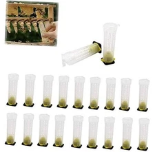  Bee Queen Cage Rearing Cup 20 Sets Beekeeping Equipment Insects Tools 