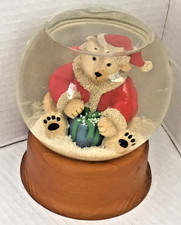 Vintage 1998 signed Eddie Bauer Home Polar Bear Snow Globe 6" H Pre-owned Sale