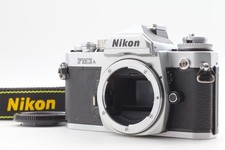 [Near MINT] Nikon FM3A Silver 35mm SLR Film Camera Body From JAPAN