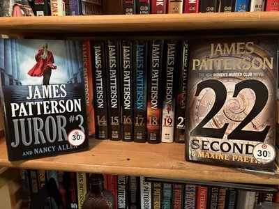 James Patterson Woman s Murder Club Lot/15  Hardcover (#2,3,4,5,7,8,13-19,21,22)