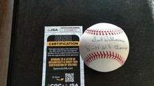 Dick Williams Autograph Signed Auto Baseball Ball JSA (B32) 72-73 WS Champ