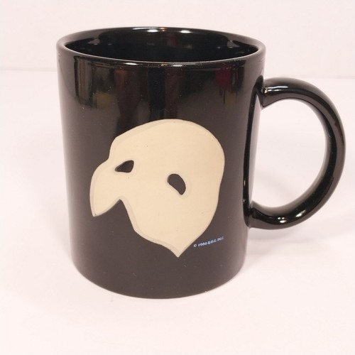 Vintage 1986 Phantom of the Opera Heat Mask Coffee Mug by R.U.G. PLC. Broadway - Picture 3 of 11