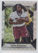 2016 Panini Prizm Rookie Blue Wave Prizm 31/149 Keith Marshall #261 n0c