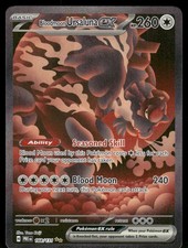 Pokemon Cards Bloodmoon Ursaluna ex 168/131 Holo Prismatic Evolutions NM