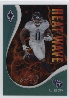 2021 Panini Phoenix Heat Wave Teal 53/149 AJ Brown #11 1up3