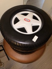 Vintage Little Tikes Racing Tire Toy Box Chest 20x20x20β Made In USA