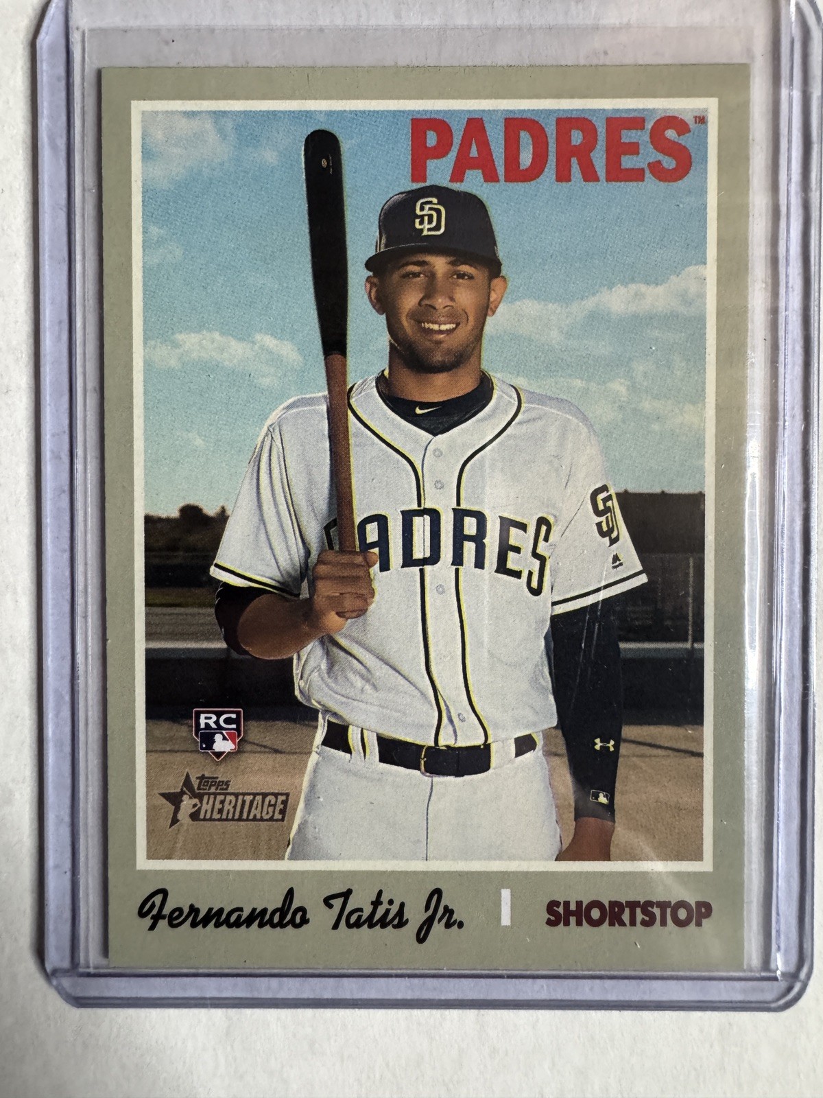 2019 Topps Heritage High Number Fernando Tatis Jr.  #517 RC San Diego Padres