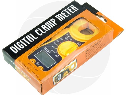 Digital Clamp Multimeter AC/DC Voltmeter Ammeter Ohms Volt High Current Meter - Picture 8 of 8