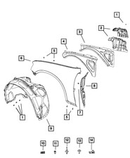 Genuine Mopar Nut 6507161AA