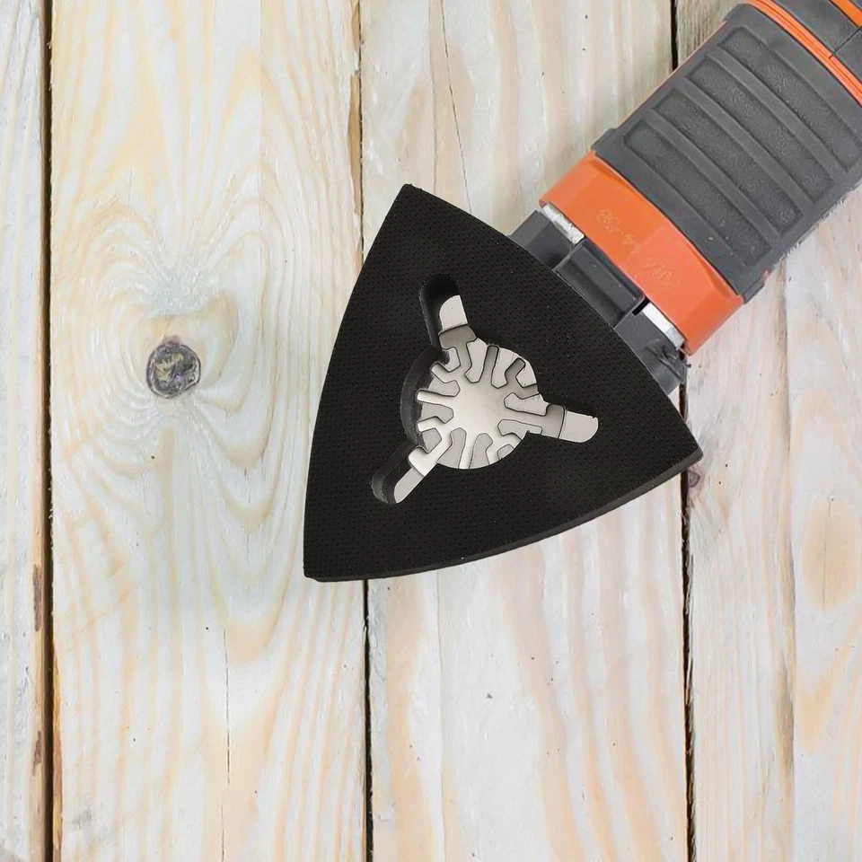 Oscillating Tool Triangular Sanding Pad Stainless Steel Polishing Disc 80mm/3 In - Image 4 of 4