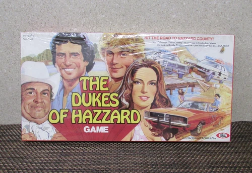 NEW VINTAGE 1981 IDEAL THE DUKES OF HAZZARD BOARD GAME SEALED IN PLASTIC !!!!!