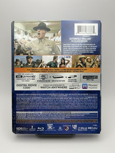 Full Metal Jacket 4k Steelbook Brand New/Sealed UHD Blu-ray Digital Kubrick - Picture 2 of 6
