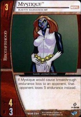 Mystic, Raven Darkholme - Unlimited - Marvel Origins - Vs System