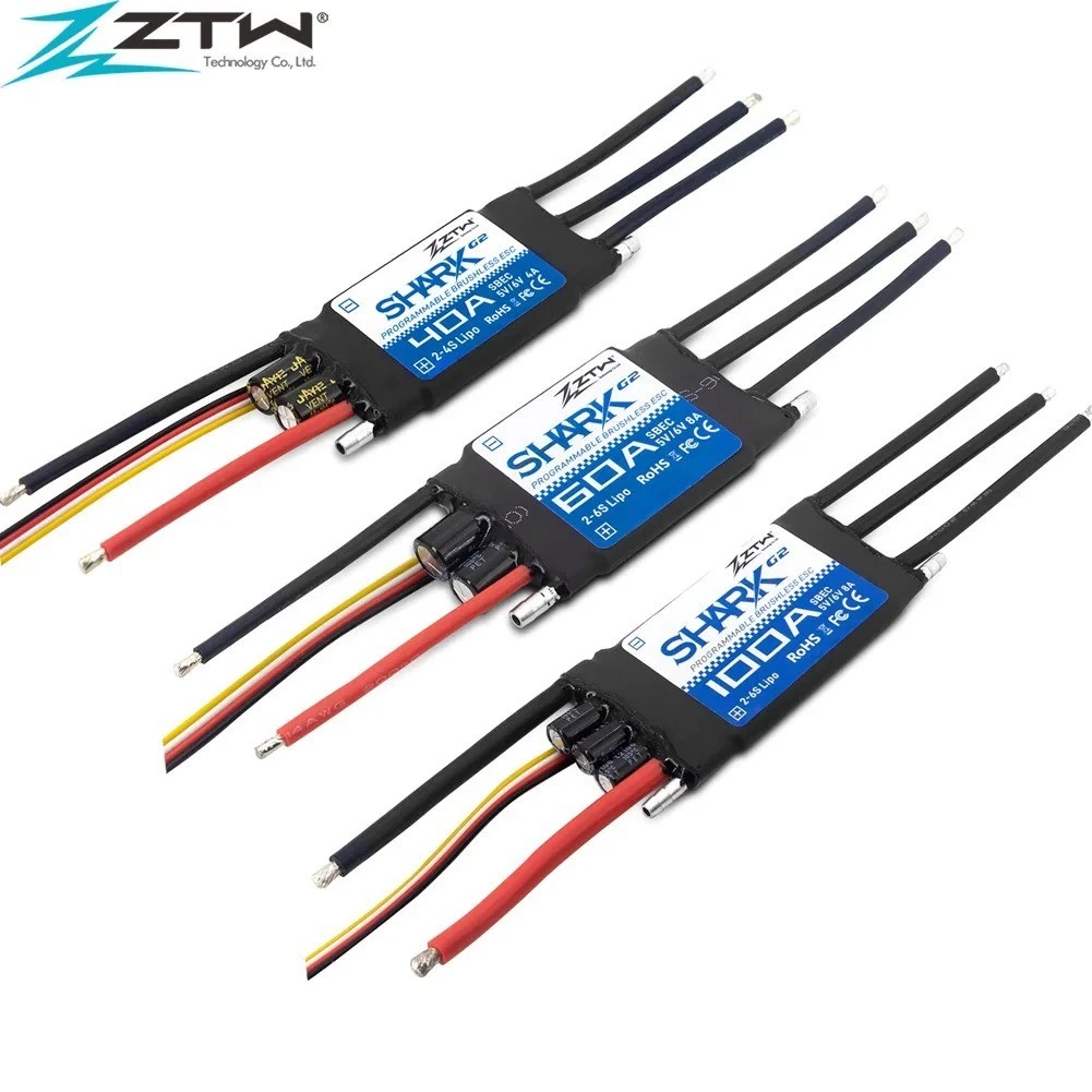 Régulateur De Vitesse ESC Brushless 200A à Refroidissement Par Eau Pour Bateau RC - Compatible Modèles Électriques