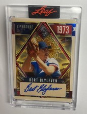 2025 Leaf Seasons In The Sun BERT BLYLEVEN Auto 1970 Signature Seasons 1/6