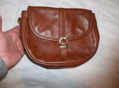 Barbour laire medium leather brown saddle handbag