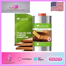 Teak Oil for Outdoor Furniture - 16.9 Oz Waterproof Wood Protector