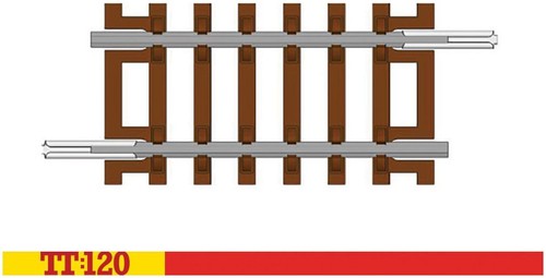 Hornby 8011 TT 1/120 Quarter Straight Track 41.5mm | Zustand: Neu