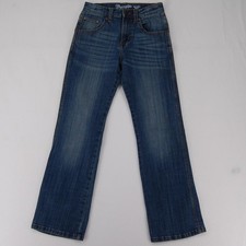 Wrangler Jeans Boys 11 Slim Blue Retro Relaxed Boot Bootcut Denim Adjustable