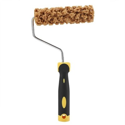 Farbroller mit Muster, Texture Roller mit Griff 16cm Sea Sponge Paint Roller ...