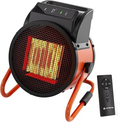 Keramik Heizlüfter 2000W mit Fernbedienung digital Thermostat 24h Timer 3 Stufen