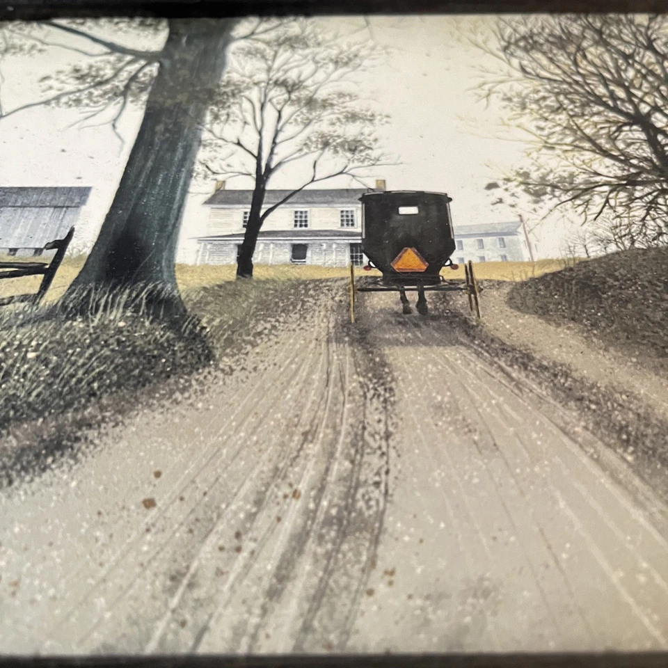 Amish Buggy 11x13 Framed Print HEADIN HOME by Billy Jacob’s ROAD TO FARMHOUSE - Image 3 of 4