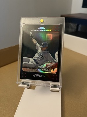 2007 Topps Chrome Mariners Ichiro Suzuki #158 Refractor Rare Japanese text #/500