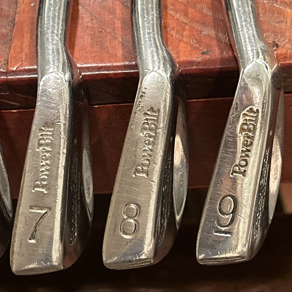 Powerbilt Scotch Blade Pro Scoring Iron Set 2-9 Iron Steel Stiff Steel Shaft - Image 4 of 4