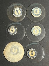 LOT OF 6 GLASS POCKET WATCH CRYSTALS SIZE 16 REPLACEMENT PARTS