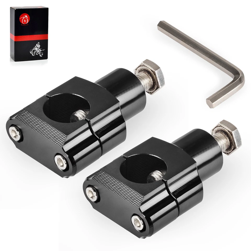 Par de elevadores de abrazadera de montaje de manillar de 1" para Honda Goldwing 1000 1100 1200 1500 1800 Foto 4 de 4