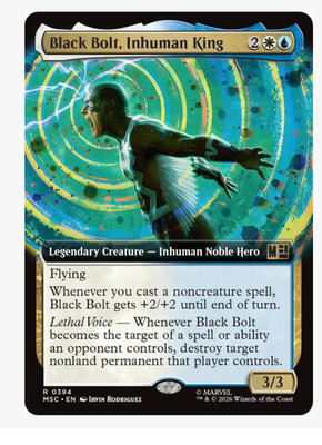 Black Bolt, Inhuman King - Extended Art Commander: Marvel Super Heroes