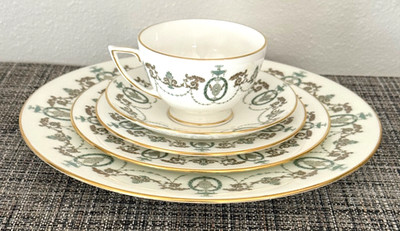 Minton ADAM Pattern 5-Piece Place Setting S-703 Made in England Vintage