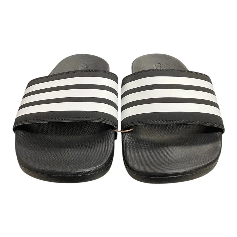 NEW* Adidas Adilette Comfort JS4313 Black/White Unisex  display picture 3