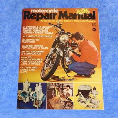 1973 Petersen MOTORCYCLE REPAIR MANUAL Vintage Honda Yamaha Kawasaki Suzuki BSA