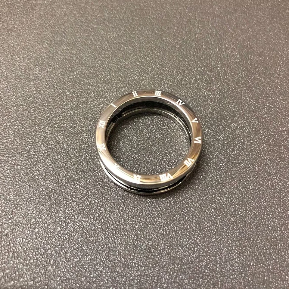 Moda Anillo Mujeres Hombres Acero Inoxidable Amante Casero Fiesta Joyería Regalo Talla 5-10 Foto 3 de 4