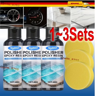 Epoxy Resin Polish 40ml, Premium Epoxy Resin Polishing Wax Cleaner Kit 40ml DE