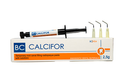 Dental Calcium Hydroxide Paste With Iodoform Endodontic Root Canal Filling 2.5gr