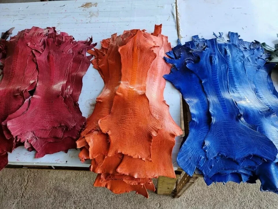 22mm/20mm Acolchado Rosa Genuino Pata de Avestruz CUERO CORREA DE RELOJ Foto 4 de 4